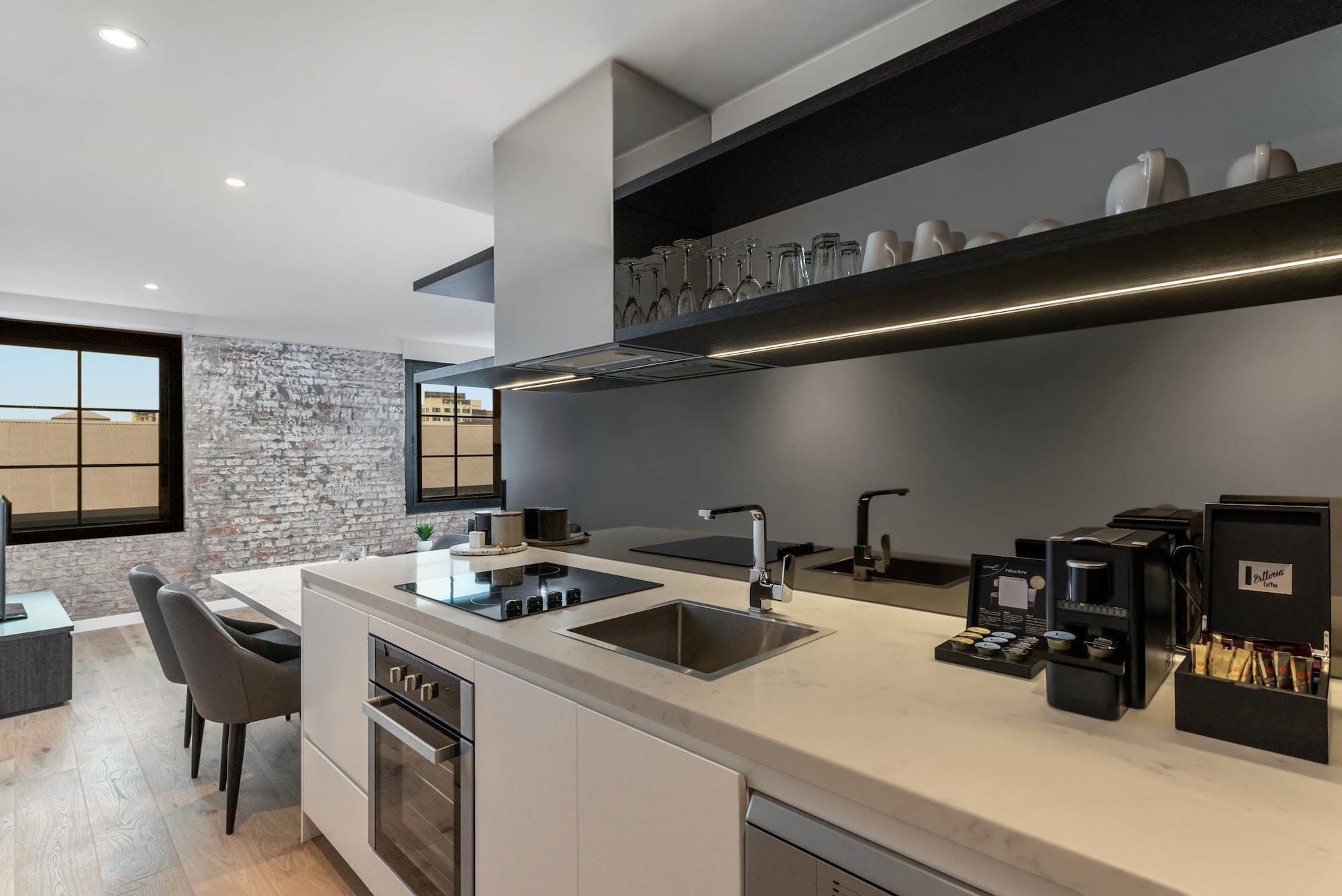 Aparthotel Fv By Peppers Brisbane Zewnętrze zdjęcie Kitchen